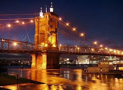 Cincinnati roebling suspension bridge