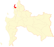 Map of Talcahuano in Biobío Region