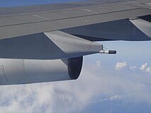 Fuel dumping point of an Airbus A340-311
