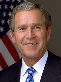 George W. Bush (2001-2009) 6 jiyè 1946 (77 ane)
