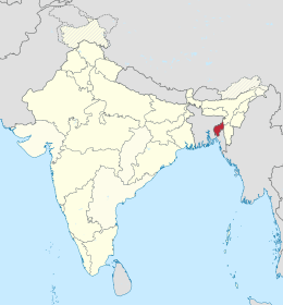 Tripura – Localizzazione
