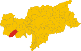 ボルツァーノ自治県におけるコムーネの領域