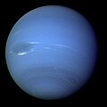 Voyager 2-foto van Neptunus.