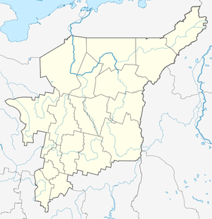 Сиктивкар. Карта розташування: Республіка Комі