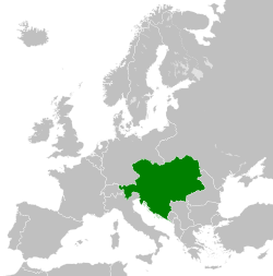 Австро-Угорщина: історичні кордони на карті