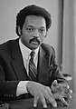 Jesse Jackson, premier Afro-Américain en mesure de remporter la primaire présidentielle d'un grand parti en 1988.