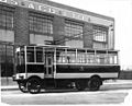 Premier trolleybus à Wellington en 1924