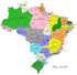 Karta država Brazila