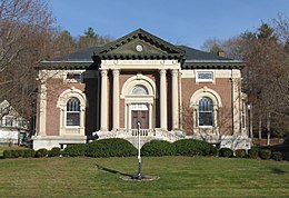 Wilton Public and Gregg Free Library, Wilton, New Hampshire, 1905–07.