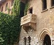 A hagyomány szerint Júliának tulajdonított erkély Veronában