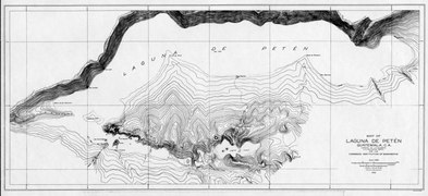 Map of Laguna De Peten, Guatemala 1923.tif
