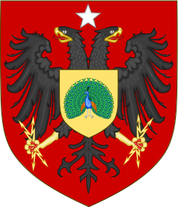 Wilhelm av Albanias våpenskjold