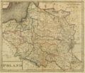 Die Aristokratische Republik Polen-Litauen im 18. Jahrhundert (englische Karte)