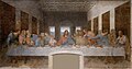 La Última Cena (en italiano, Il cenacolo o L’ultima cena) es una pintura mural original de Leonardo da Vinci ejecutada entre 1494 y 1498), se encuentra en la pared sobre la que se pintó originariamente, en el refectorio del convento dominico de Santa María de las Gracias en Milán (Italia). La pintura fue elaborada, para su patrón, el duque Ludovico Sforza de Milán. No es un fresco tradicional, sino un mural ejecutado al temple y óleo sobre dos capas de preparación de yeso extendidas sobre enlucido. Mide 460 centímetros. Por Leonardo da Vinci.