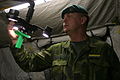 Swedish soldier of the Centre for Defence Medicine