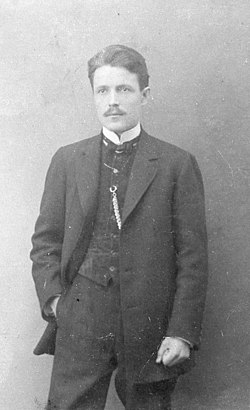 Vihtori Huhta 1910-luvulla.