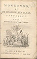 Kolonijalna literatura o ropstvu: Monzongo (1774) Nicolaasa Simona van Wintera