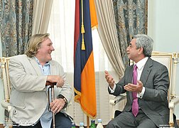 Depardieu and Sargsyan (2010-09-04) 02.jpg