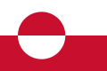 Flag of Greenland (Kingdom of Denmark)