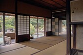 Interior de Shōkin-tei en la villa imperial Katsura