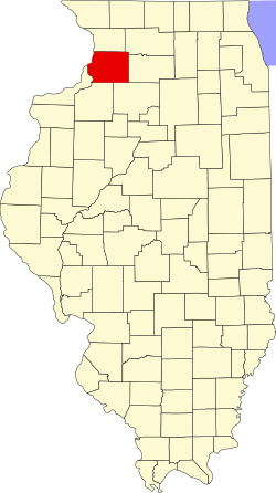 Vị trí quận Whiteside trong tiểu bang Illinois ở Hoa Kỷ