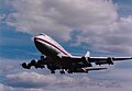 Fixed-wing commercial aircraft (Boeing 747).