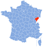 Localisation du Doubs
