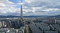 Lotte World Tower (South Korea allows freedom of panorama only noncommercial purposes.) (DR)