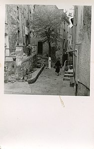Street, a historical image of Liguria, taken by Paolo Monti