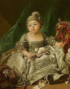 Louis Philippe Joseph, Count Montpensier sewaktu bayi