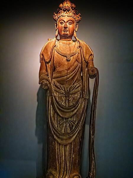 File:Wooden figure of Guanyin from the Song Period (960-1279 CE) China.jpg