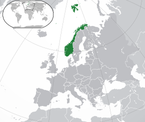 Kart over Kongeriket Norge