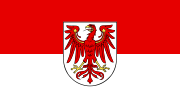 Landesflagge v Brandeburg