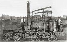 La Puffing Billy, 1814, la primera locomotora operativa per adherència.