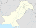 Location map (Kashmir as part of Pakistan)