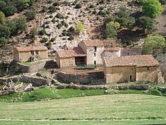 Una masía en Castellón. Las masías evolucionaron a partir de las villas romanas.