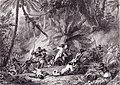 Image 47Leclerc's veterans storm Ravine-a-Couleuvre (Snake Gully) in 1802. (from History of Haiti)
