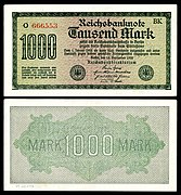 GER-76-Reichsbanknote-1000 Mark (1922)