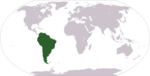 Položaj Južne Amerike
