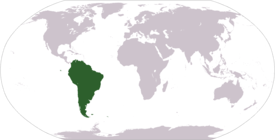 Lokasi Amerika Selatan