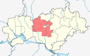 Медведевский район на карте
