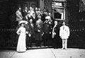 Ludwik Zamenhof w gronie uczestników kongresu w Waszyngtonie, 1910 r.