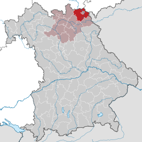 Localisation de Arrondissement de Hof