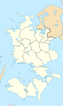 Gisselfeld ligger i Sjælland