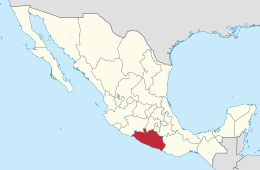 Bang Guerrero trên bản đồ México