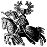 Med folkungalejonet på skölden rider hertig Erik Magnusson på sitt sigill. Hertigen styrde över ett eget västsvenskt rike, med bland annat Västergötland, Dalsland och Värmland mellan år 1310-1317.