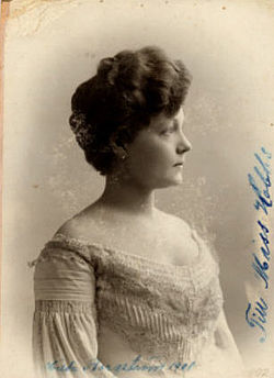 Hilda Borgström, 1901.