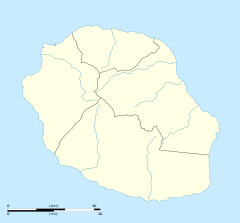 科尔杜昂灯塔在留尼汪的位置