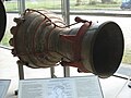 A4-Raketenmotor, ausgestellt in der Flugwerft Schleiß­heim