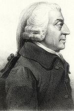 Adam Smith-en argazkia eskuinera begira